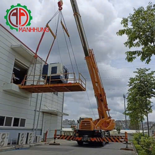 Nâng cẩu máy móc
